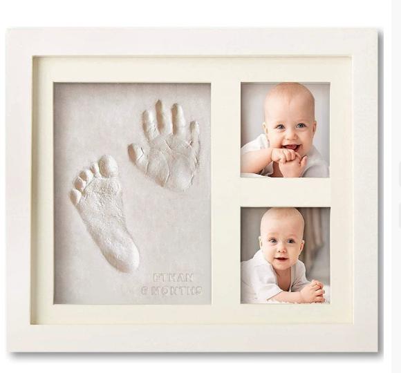 Marcos de fotos de MDF, 28 × 23 × 1,8 cm, 250 g, color blanco, modelo 137375