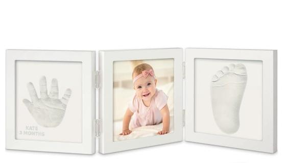 Marcos de fotos de MDF, 39,7 × 24,4 × 1,8 cm, color blanco