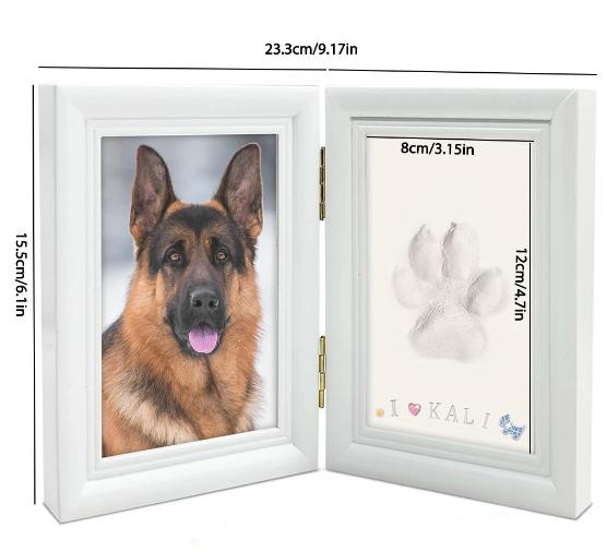 Marcos de fotos de MDF, 11,5 × 15,2 × 4 cm, color blanco