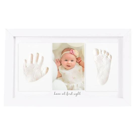 Marcos de fotos de MDF, 20 × 32,8 × 1,8 cm, color blanco, modelo 137398