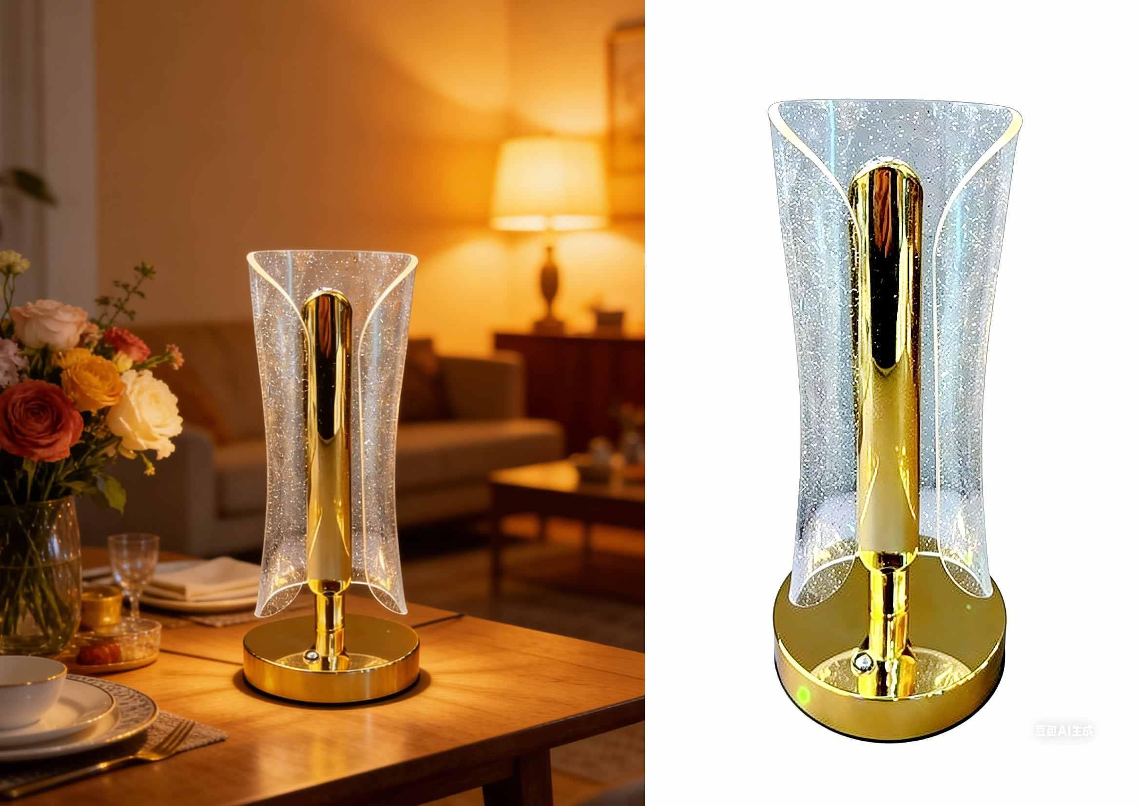 lámpara de mesa, modelo SH6018A
