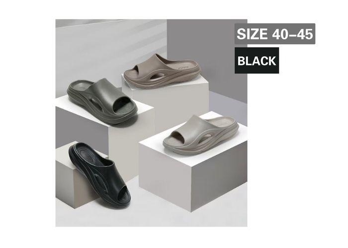 Sandalias de hombre., color negro, modelo 139030