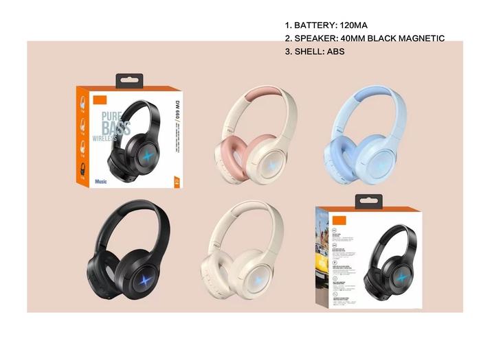 auriculares bluetooth, color azul, modelo 140277