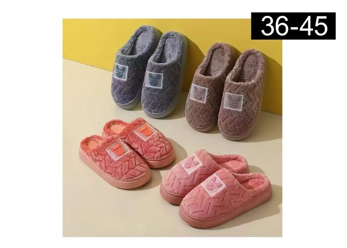 Pantuflas de algodón para hombre y mujer, modelo 141669