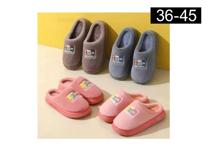 Pantuflas de algodón para hombre y mujer, modelo 141674