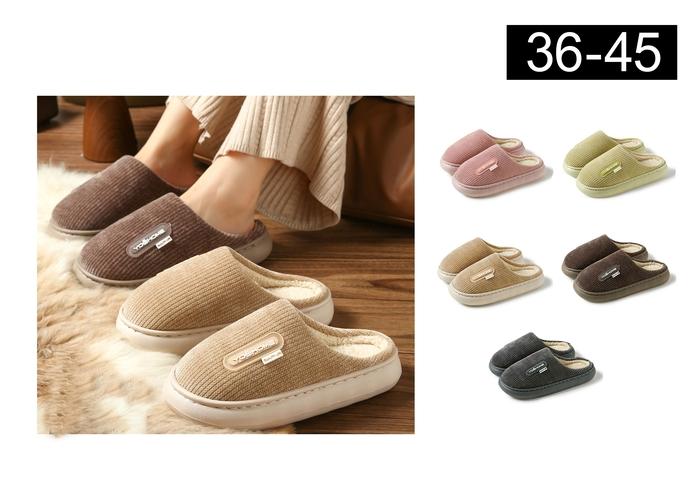 Pantuflas de algodón para hombre y mujer, modelo 141675