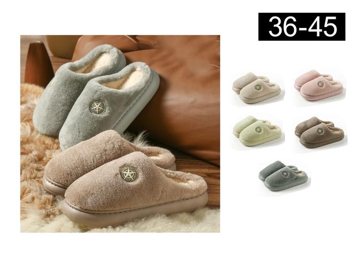 Pantuflas de algodón para hombre y mujer, modelo 141679