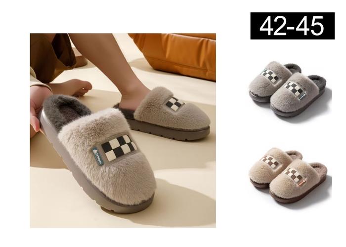 Pantuflas de algodón para hombre y mujer, modelo 141689