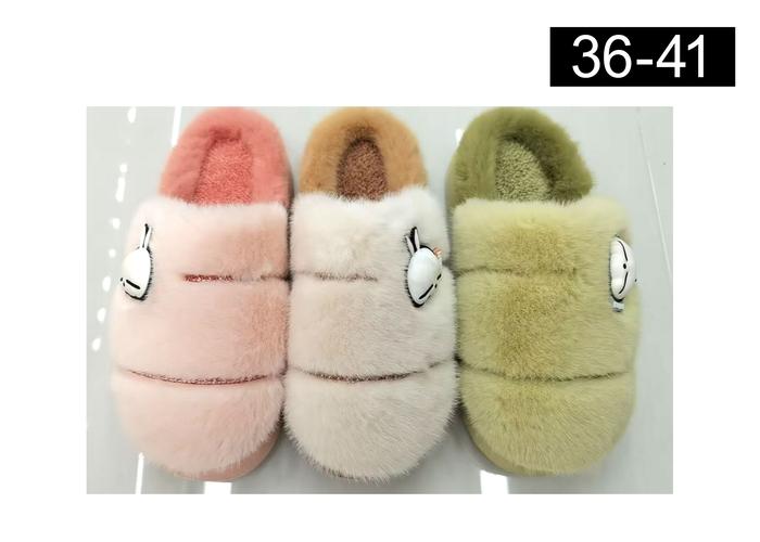 Pantuflas de algodón para hombre y mujer, modelo 141694
