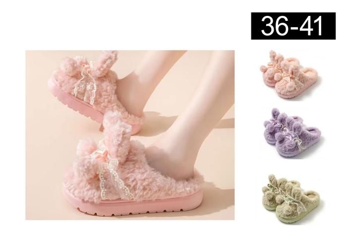 Pantuflas de algodón para hombre y mujer, modelo 141703