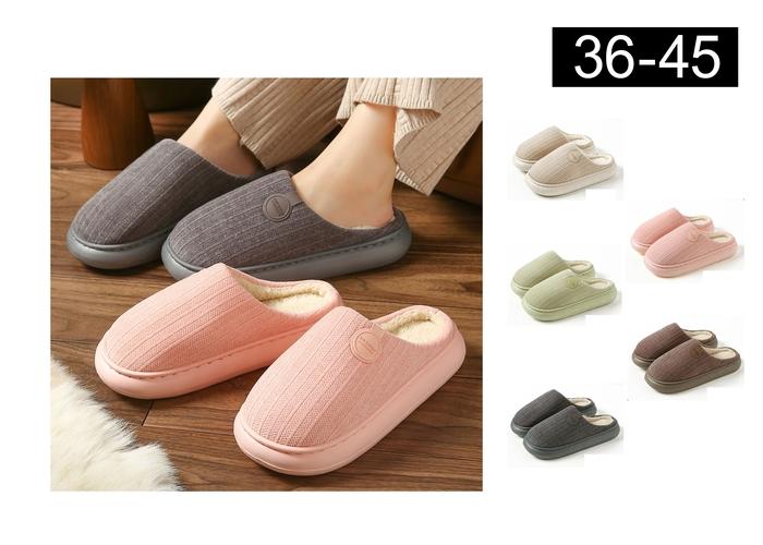Pantuflas de algodón para hombre y mujer, modelo 141707
