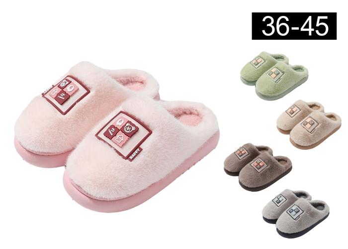 Pantuflas de algodón para hombre y mujer, modelo 141708