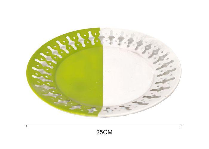 Frutero de hierro, modelo DM0638, colores verde y blanco