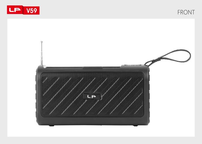 Grabadora de radiocassette, modelo LP-V59