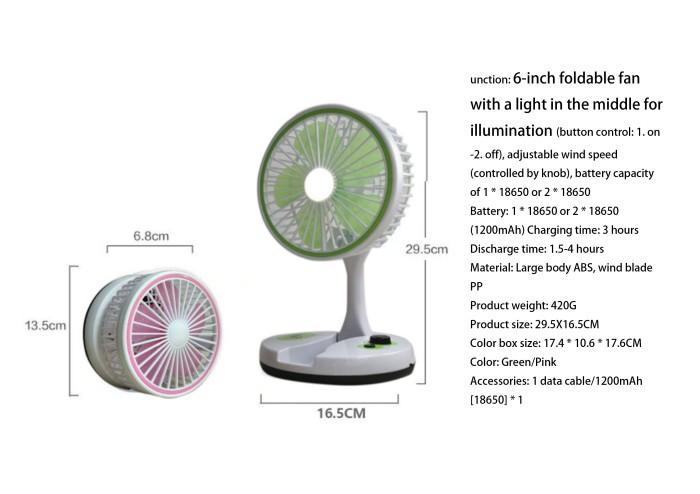 ventilador de escritorio, modelo 261569