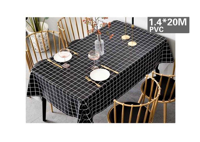 Mantel, 1,4 × 20 m, 20 m, color negro, modelo 146434