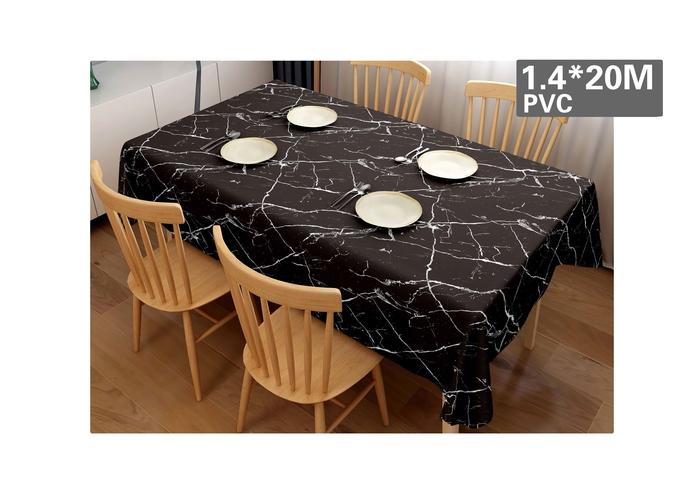 Mantel, 1,4 × 20 m, 20 m, color negro, modelo 146450