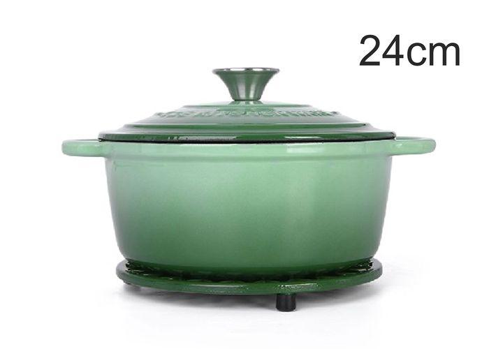 Olla alta, color verde