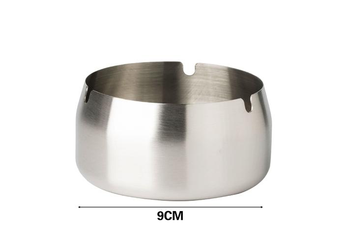 Cenicero, 9 cm, color gris