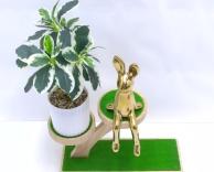 Bonsái decorativo, 25 cm, 7,5 cm, color verde, modelo 147994