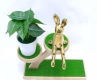 Bonsái decorativo, 16 cm, 7 cm, color verde, modelo 147996