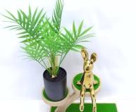 Bonsái decorativo, 33 cm, 8 cm, color verde