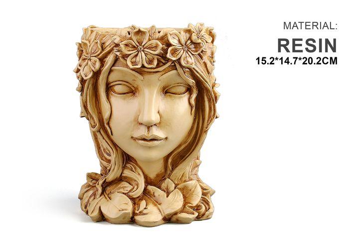 Maceta de resina, modelo SU0257