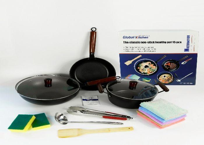 Juego de cocina, 15 piezas, ref. GK-3515