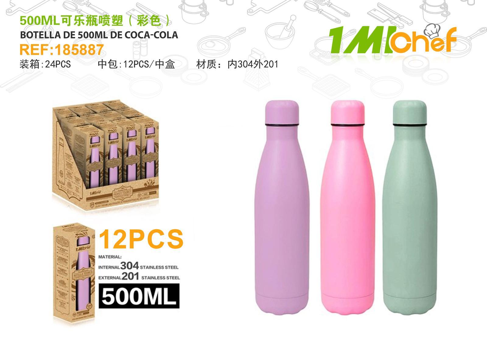 Vaso térmico, 500 ml, color multicolor, ref. 185887