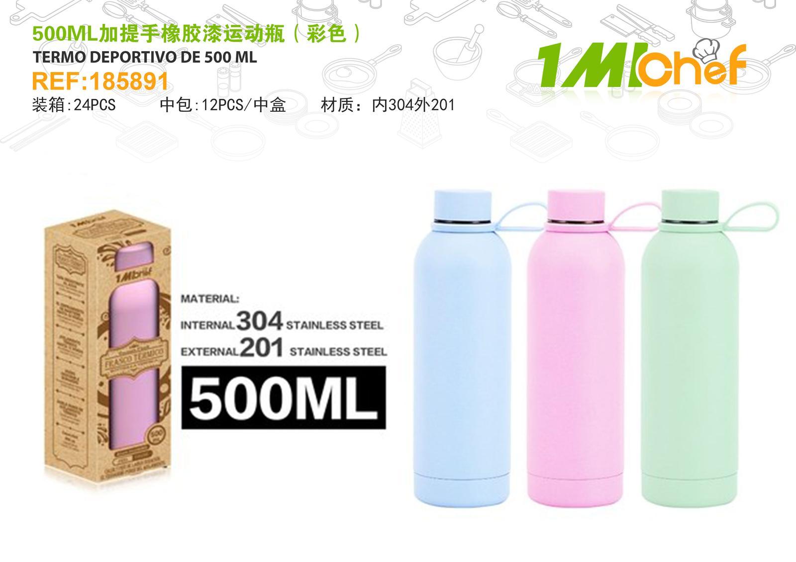 Vaso térmico, 500 ml, color multicolor, ref. 185891