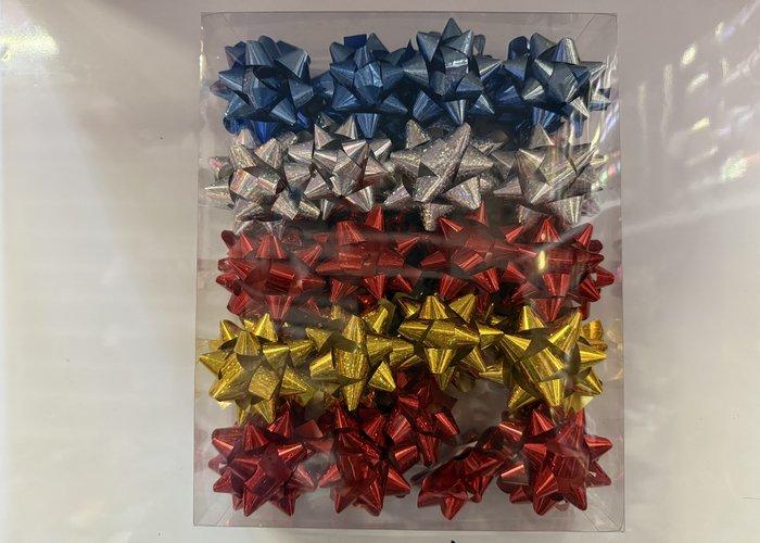 Flor estrella hecha a mano, 2,5 pulgadas, 40 piezas, modelo 186686