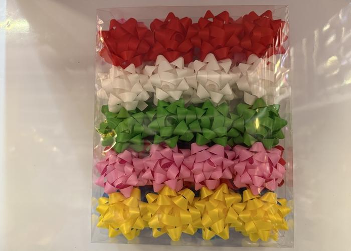 Flor estrella hecha a mano, 2,5 pulgadas, 40 piezas, modelo 186687