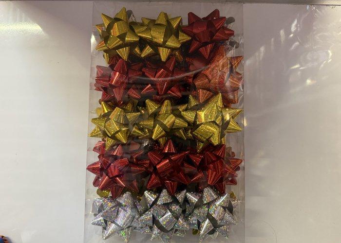 Flor estrella hecha a mano, 3 pulgadas, 30 piezas, modelo 186689