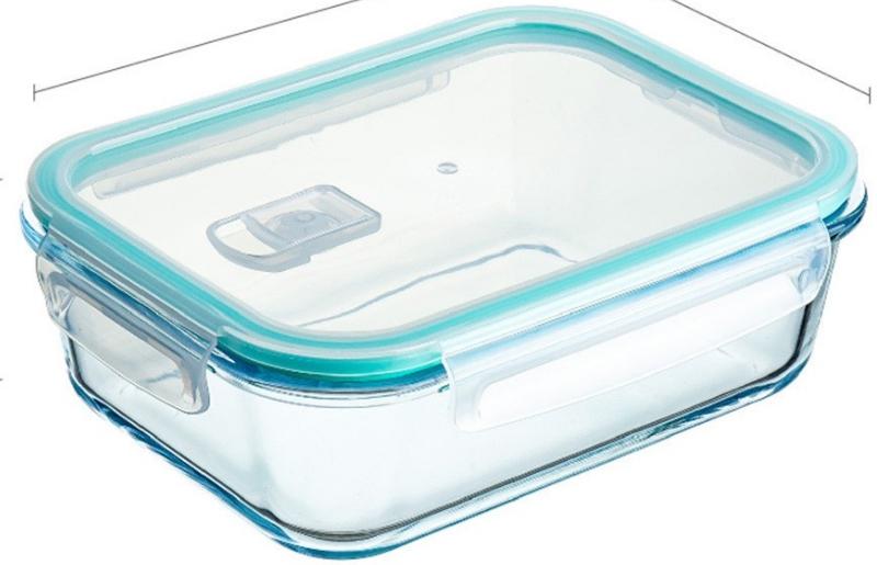 Lonchera, 2260 ml, color transparente