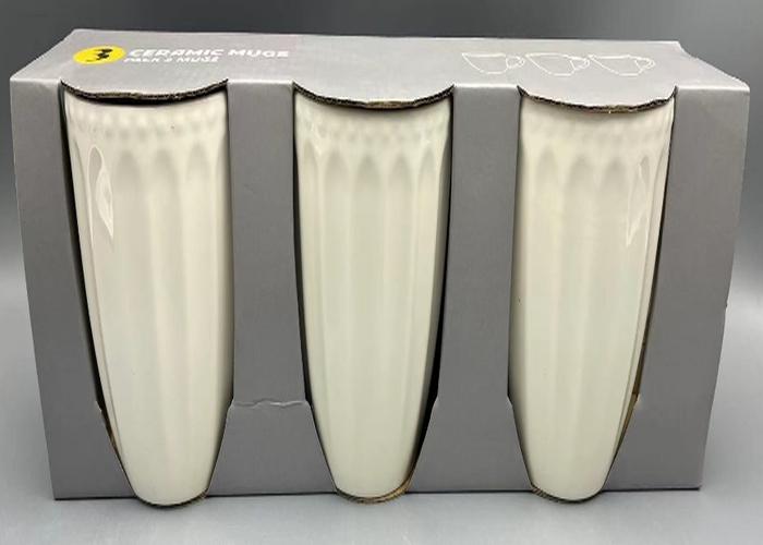 Taza de cerámica, 3 piezas, ref. 241288