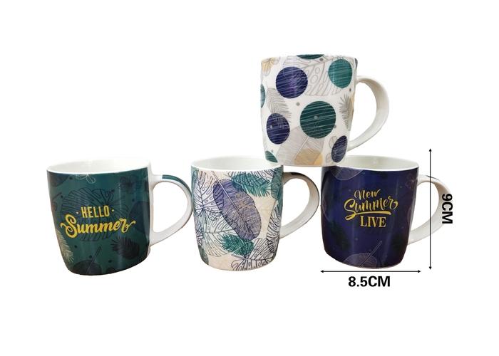 Taza de cerámica, 8,5 × 9