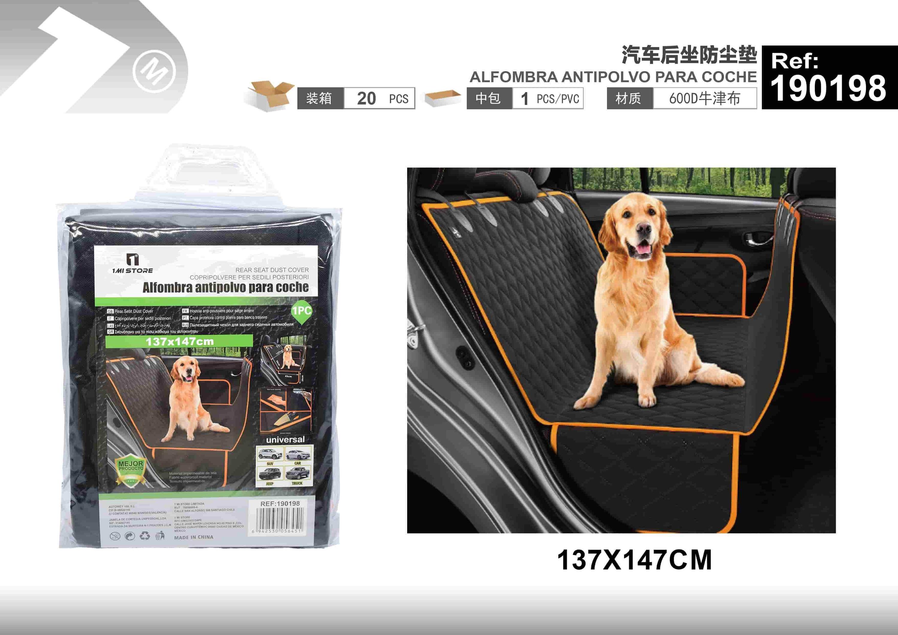 Alfombrilla antipolvo para coche, modelo 190198