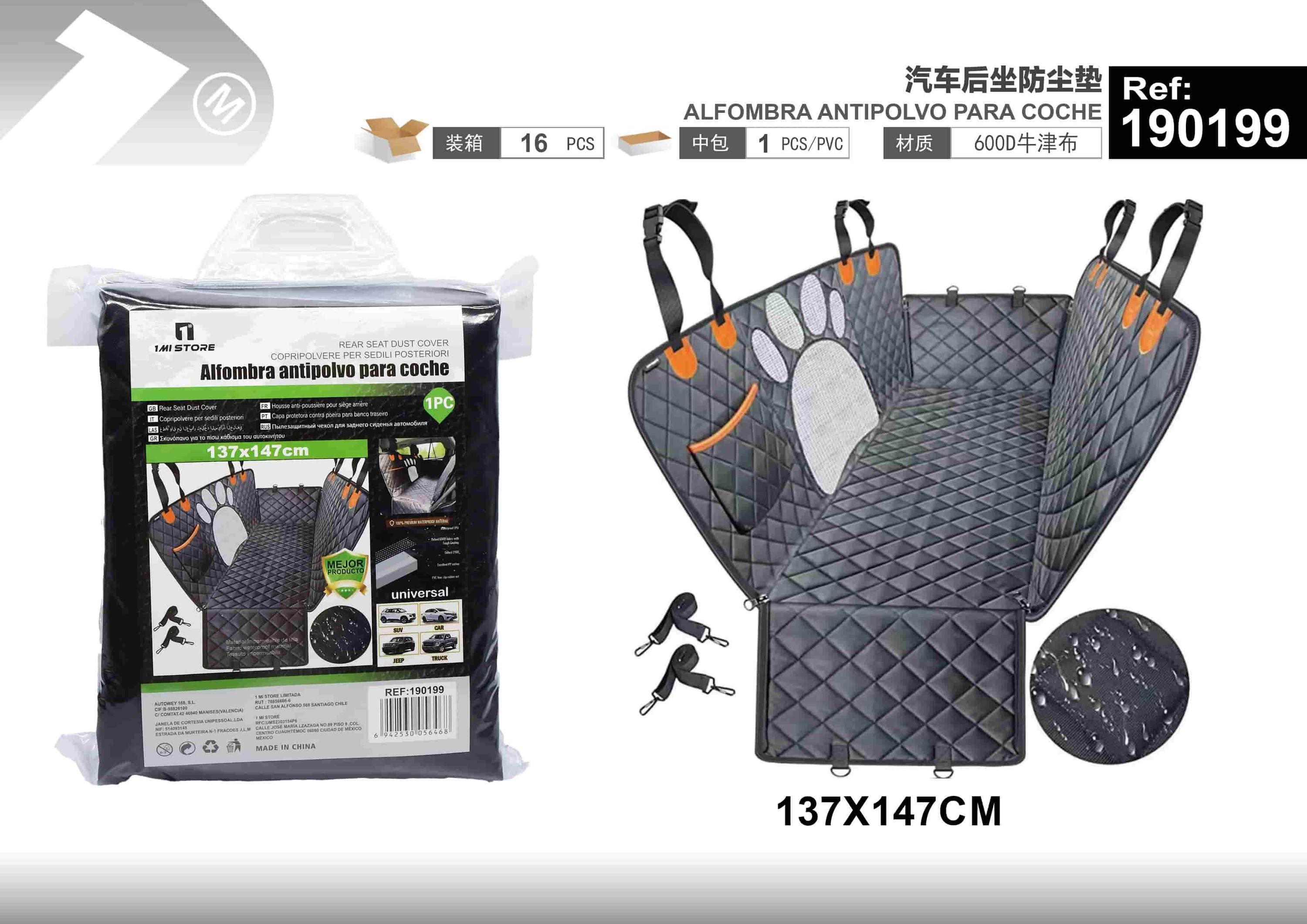 Alfombrilla antipolvo para coche, modelo 190199