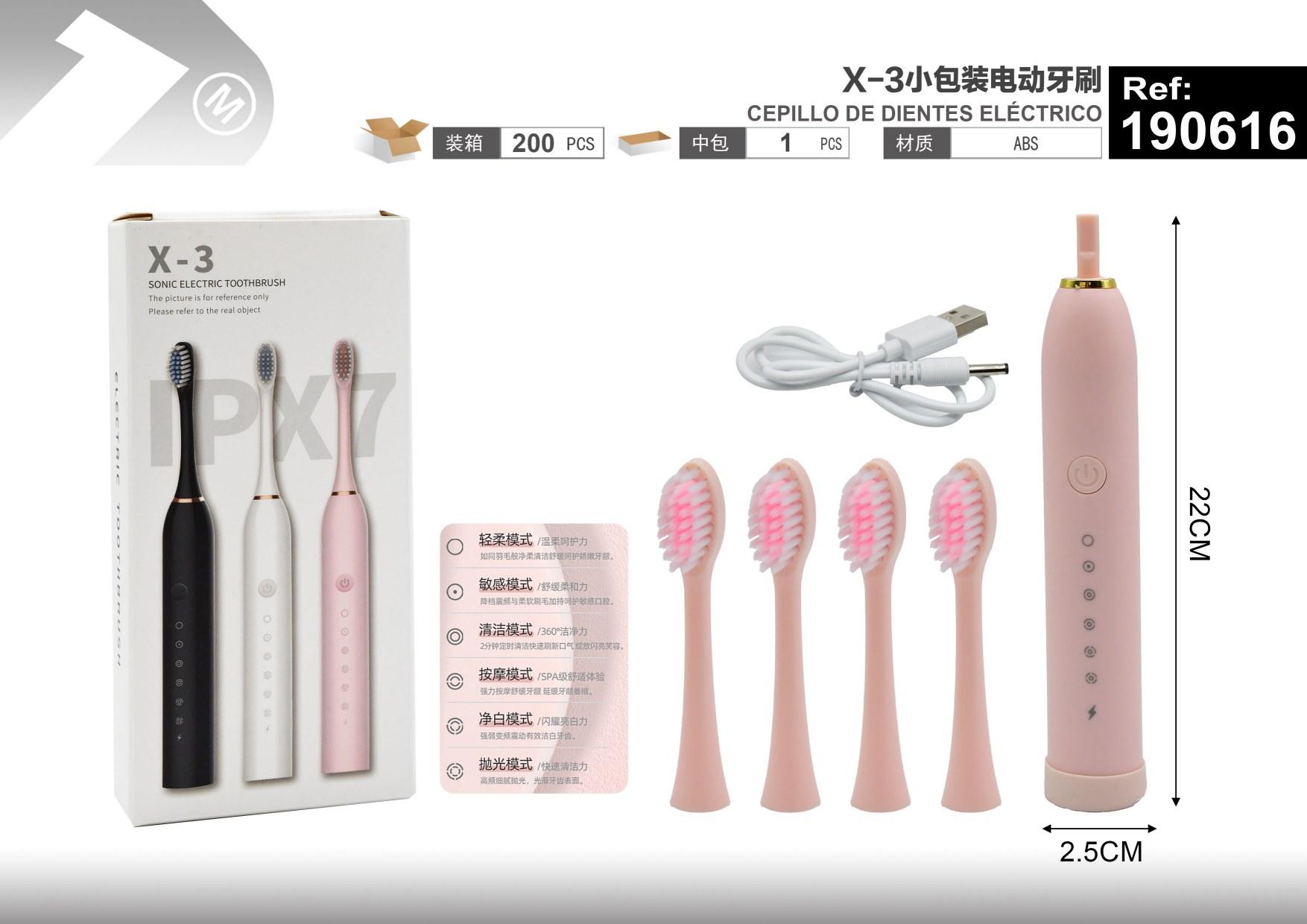 cepillo de dientes electrico, modelo X-3
