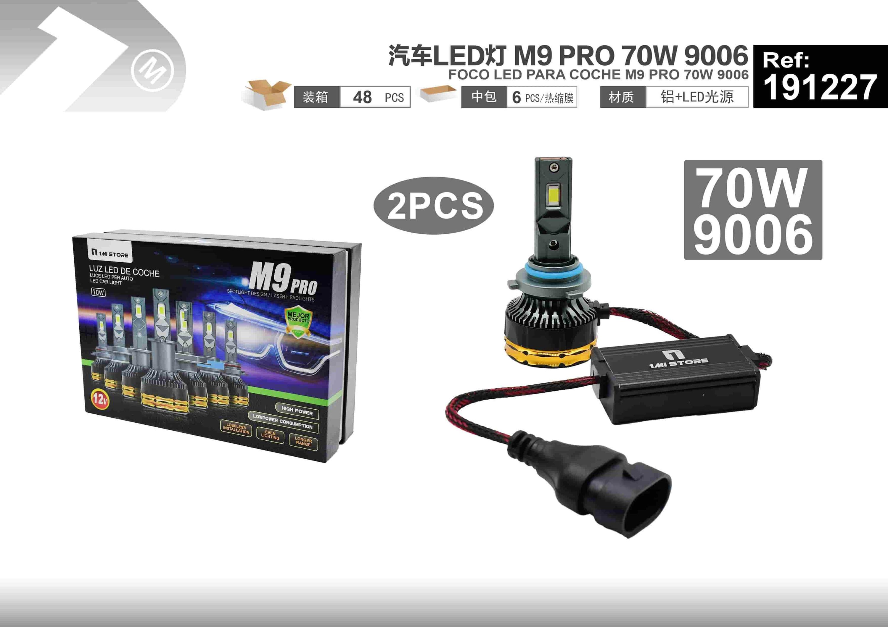 luces LED, modelo M9, 70 W, modelo 191227