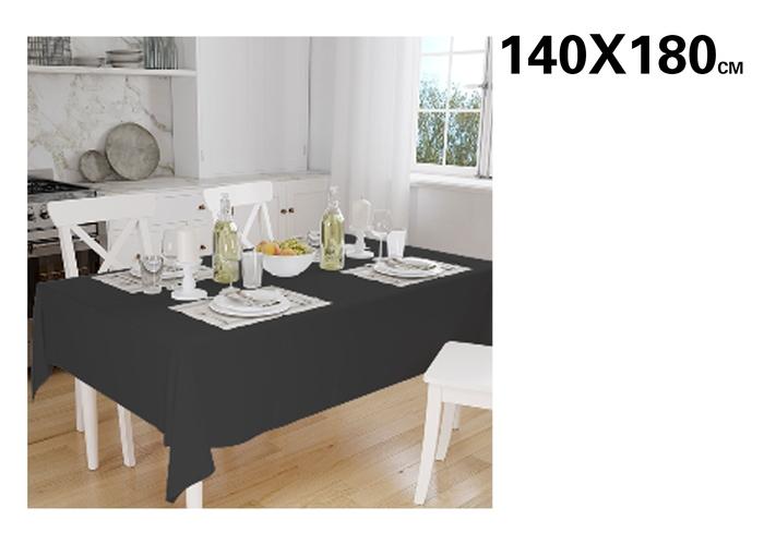 Mantel, 140 × 180, color negro, modelo 191026