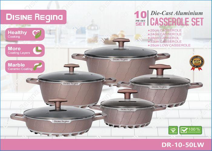 Juego de cocina, 10 piezas, ref. DR-10-50LW
