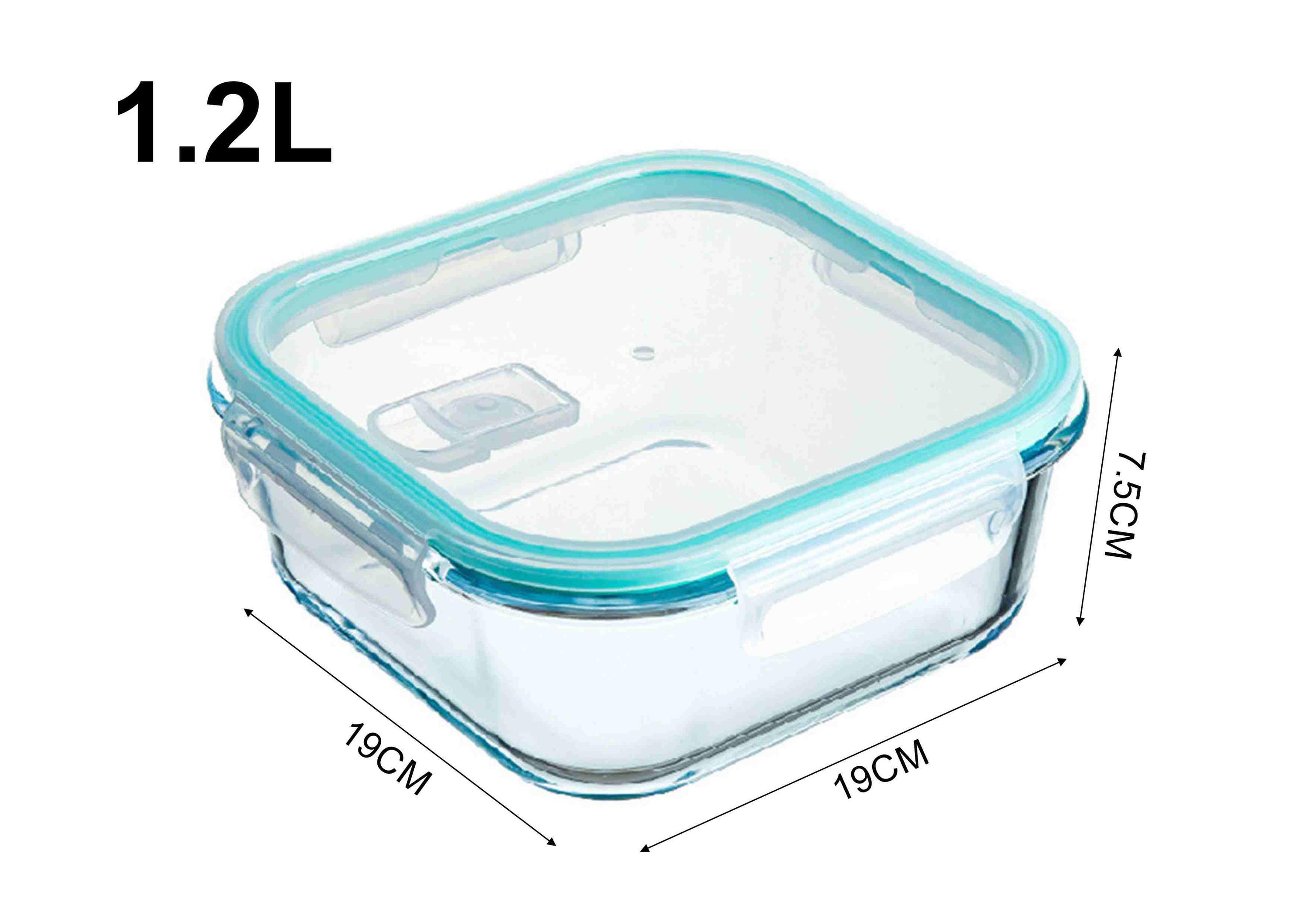 Recipiente para almacenar alimentos, 1,2 L