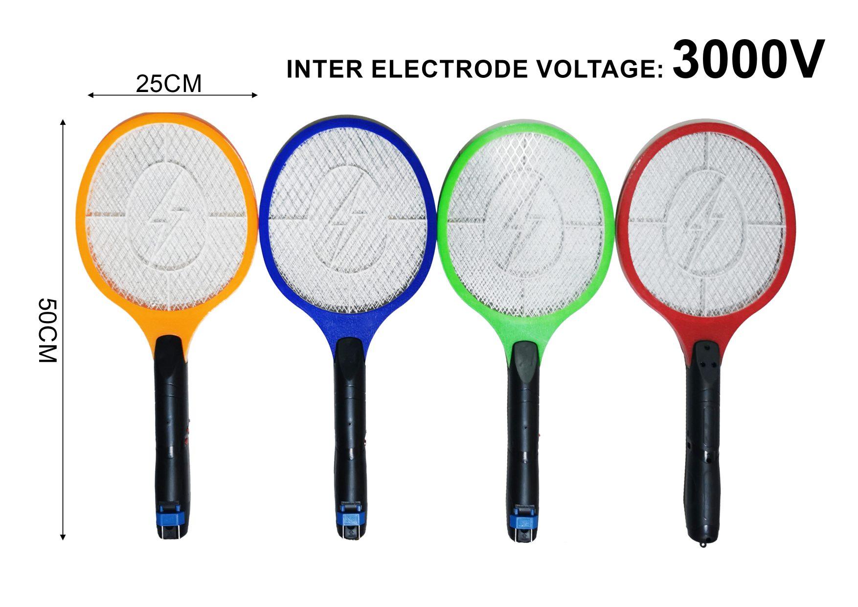 Raqueta eléctrica matainsectos, modelo JW-007
