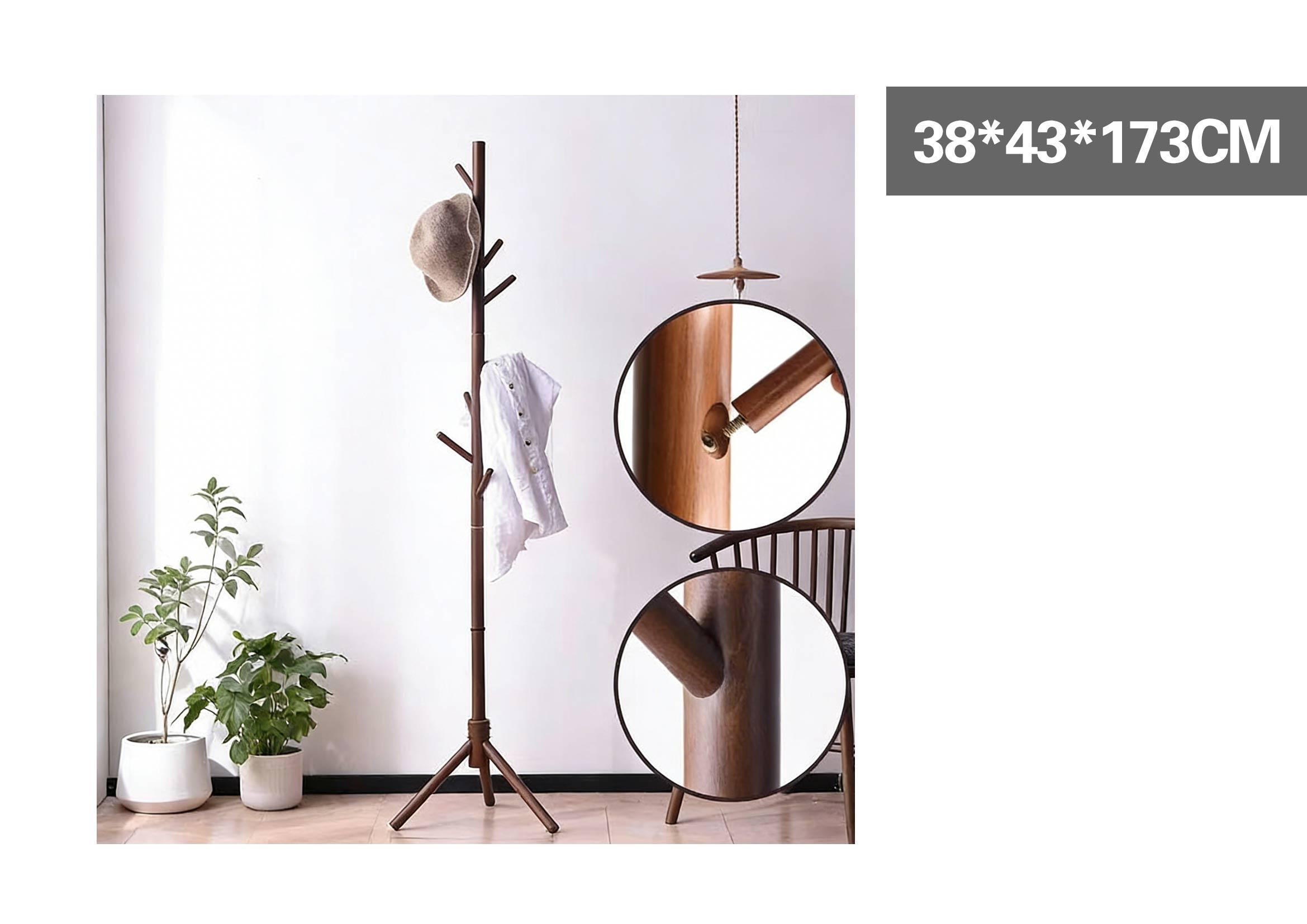 Perchero para ropa y sombreros, 38 × 43 × 173 cm, modelo 195670