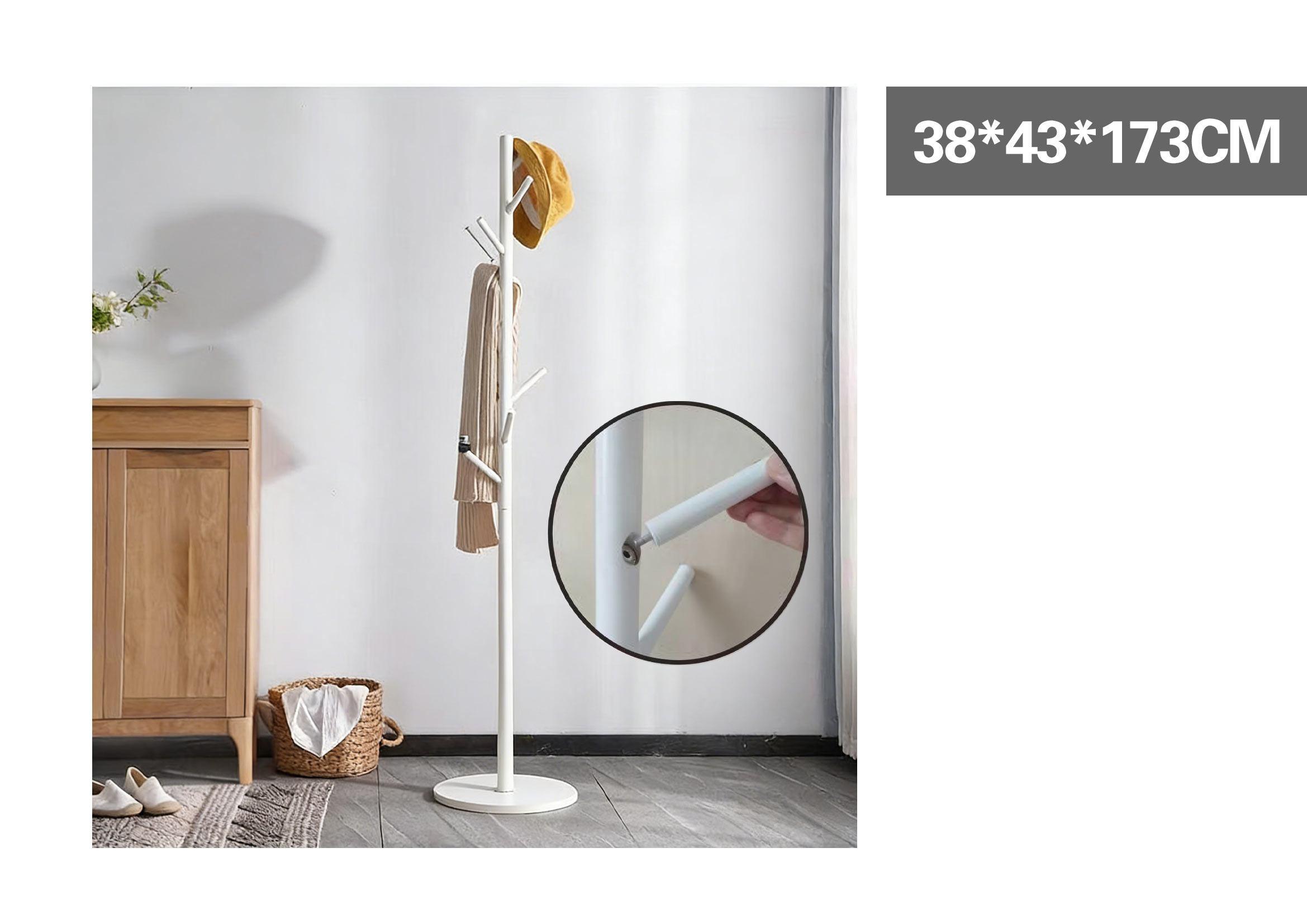 Perchero para ropa y sombreros, 38 × 43 × 173 cm, modelo 195674