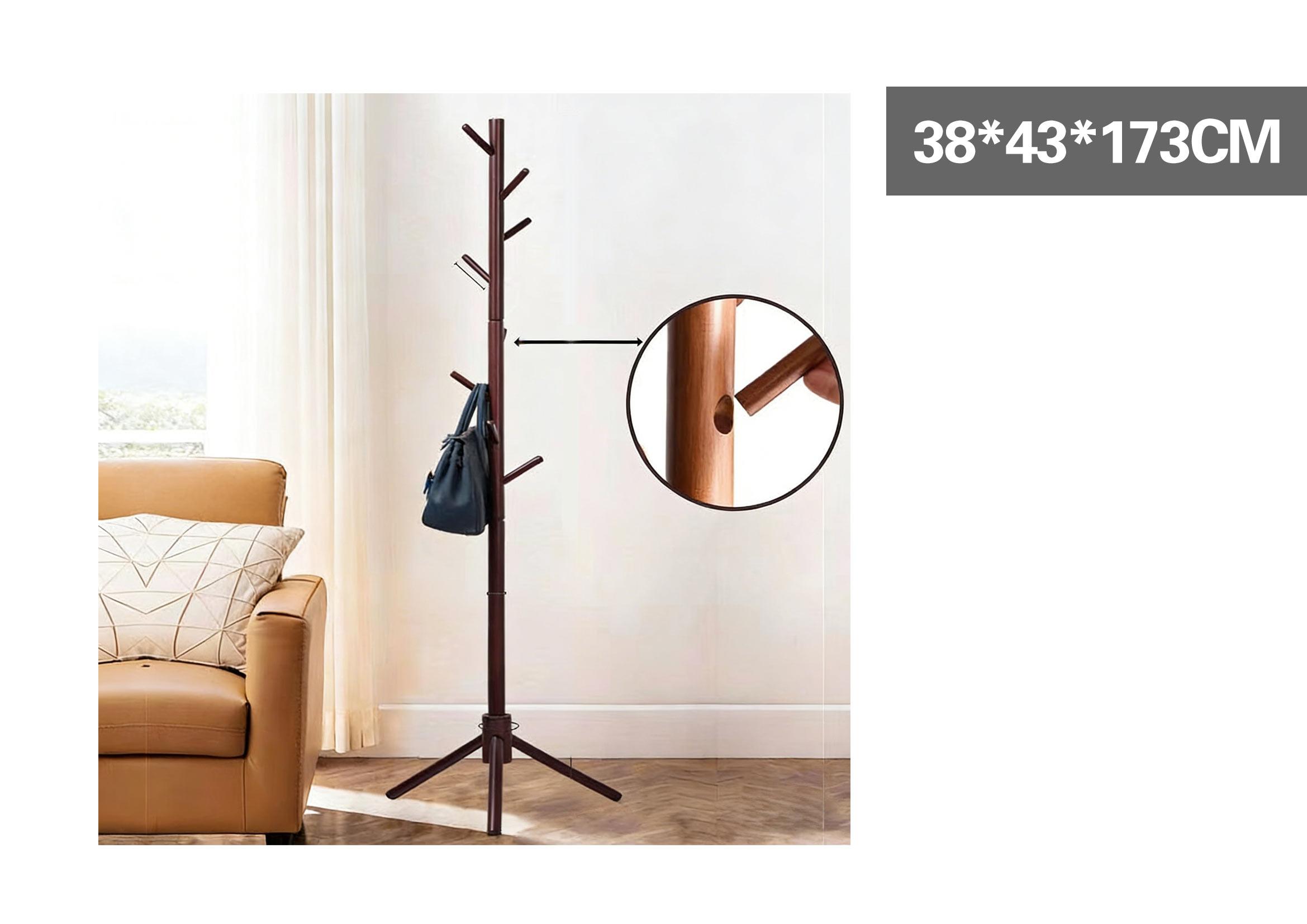 Perchero para ropa y sombreros, 38 × 43 × 173 cm, modelo 195676