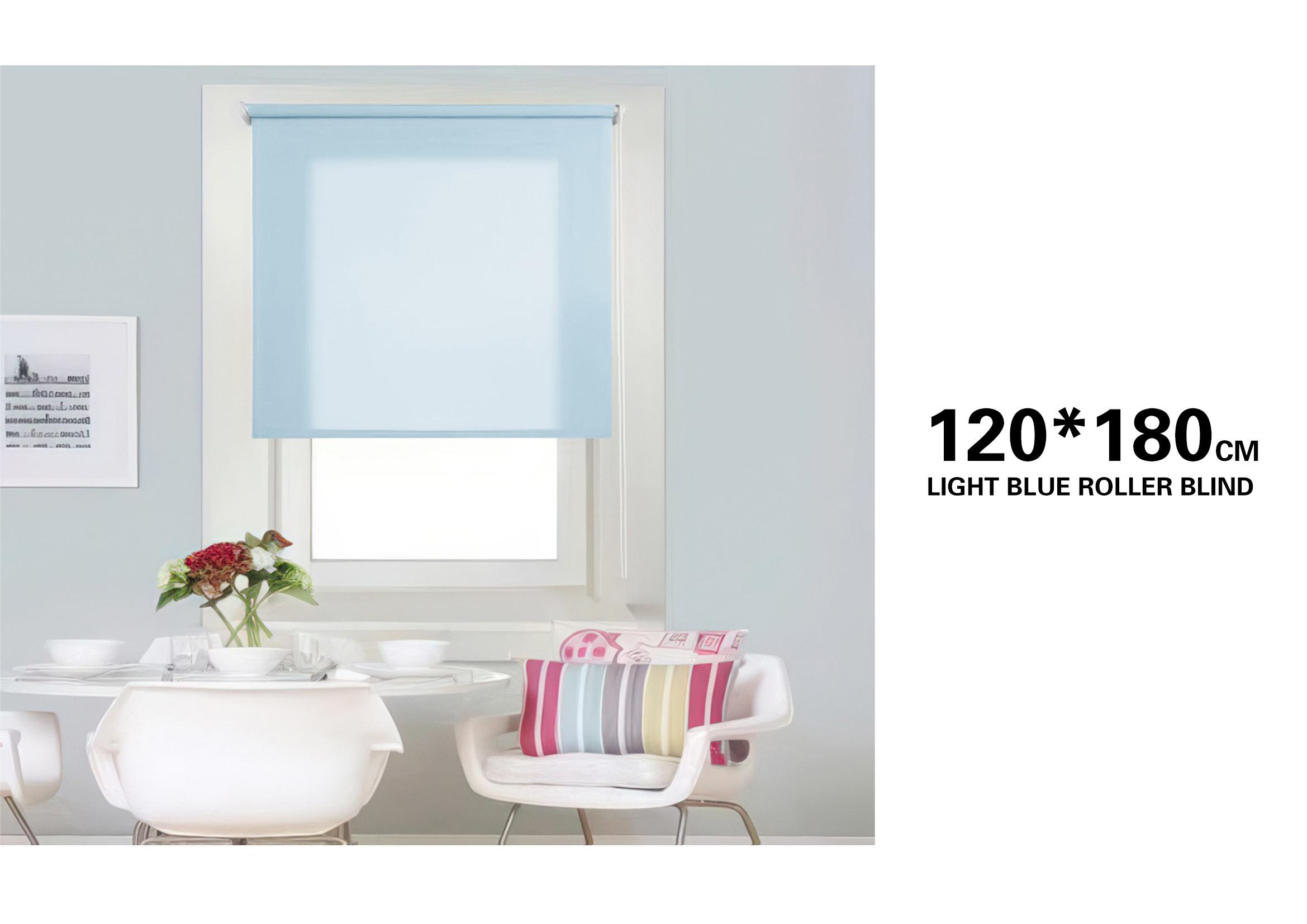 Estores enrollables, 120 × 180 cm, color azul, modelo 189969