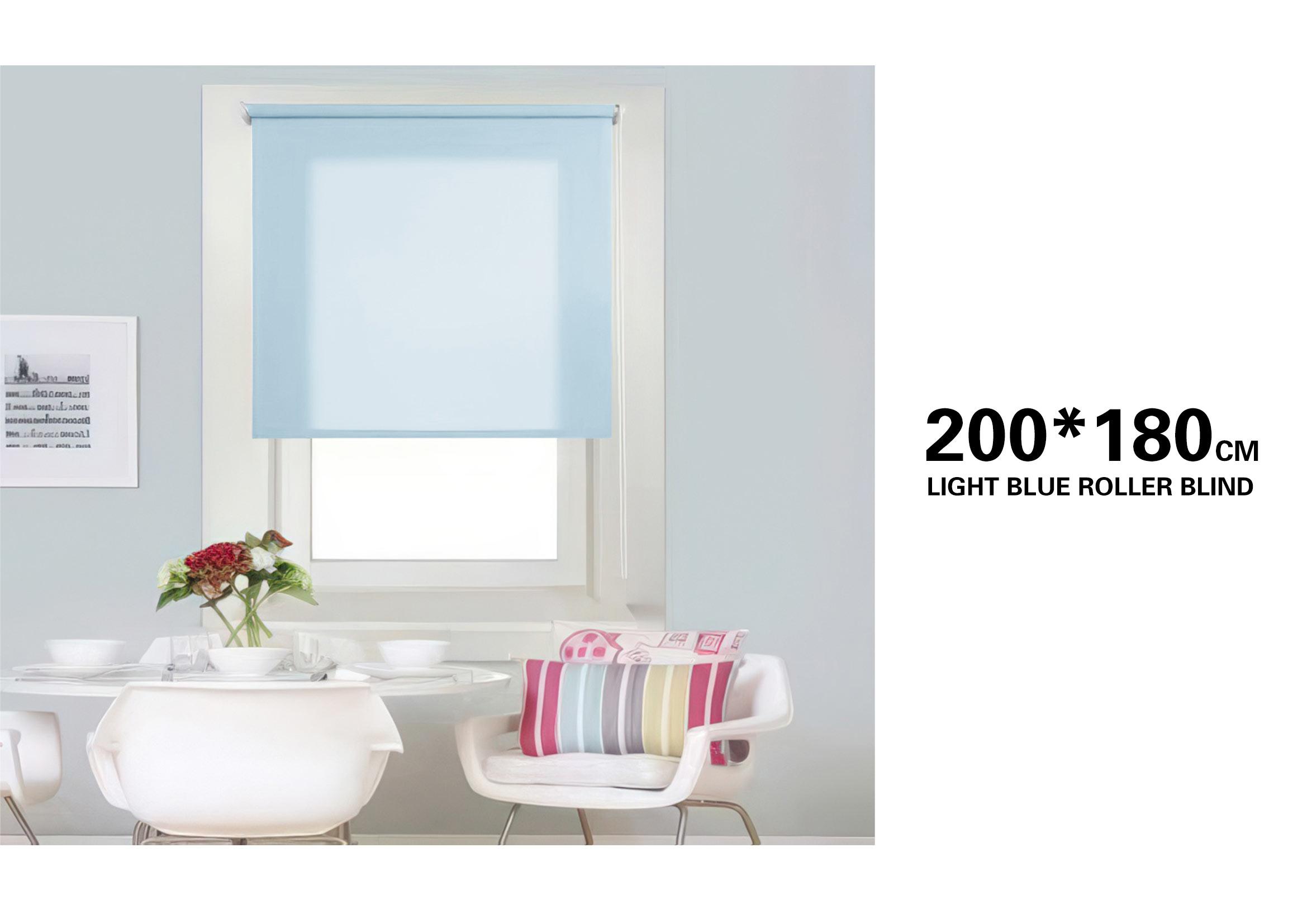 Estores enrollables, 200 × 180 cm, color azul, modelo 189974
