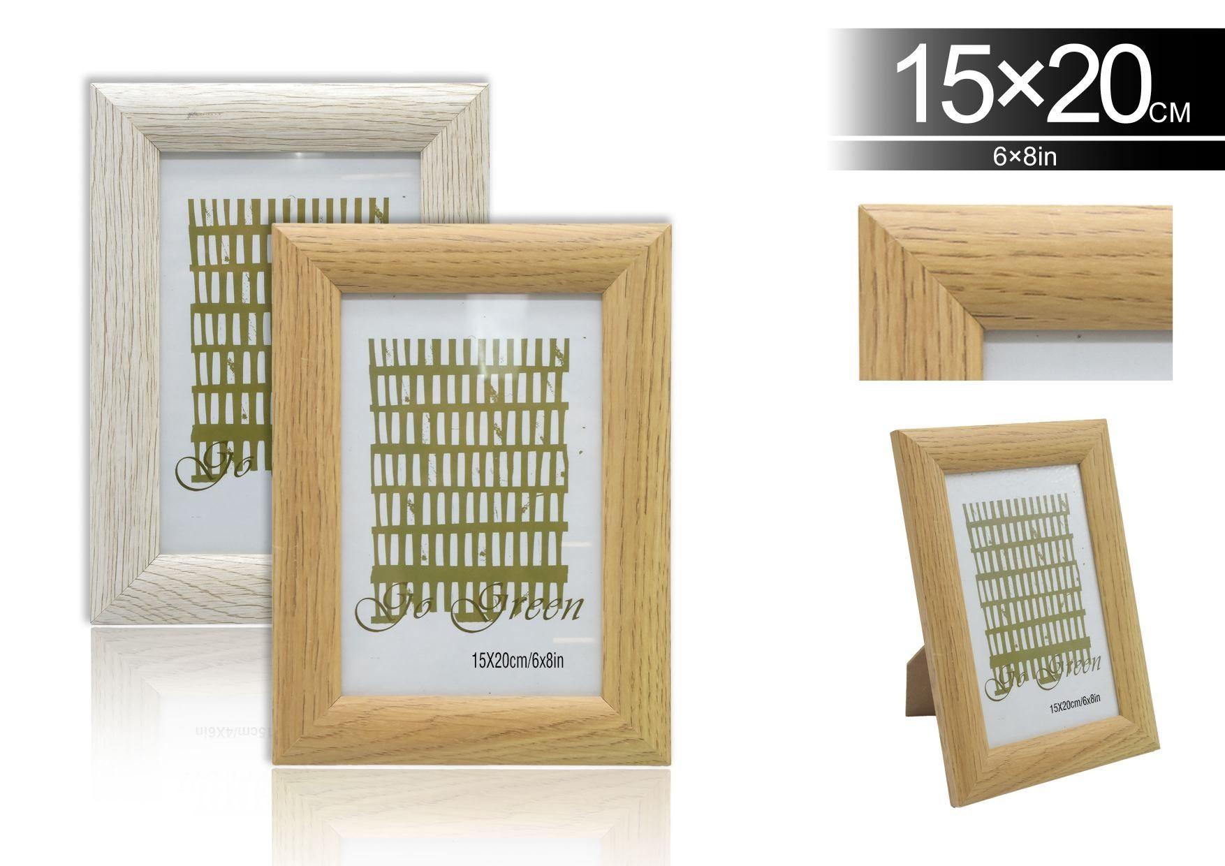 Marcos de fotos de MDF, 15 × 20 cm, modelo 195708